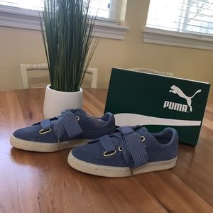 Puma Suede Heart Celebrate Sneakers sz 8.5